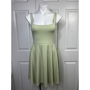 Wilfred Women's Mini Tank Dress Small Sage Green Squareneck